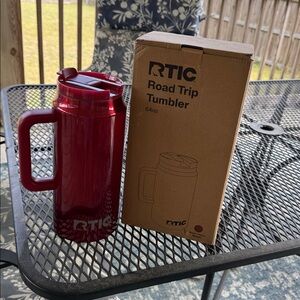RTIC Road Trip 64oz Tumbler - Black Cherry